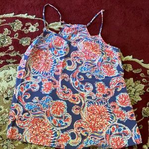 Lilly Pulitzer Silk Tank Size M
